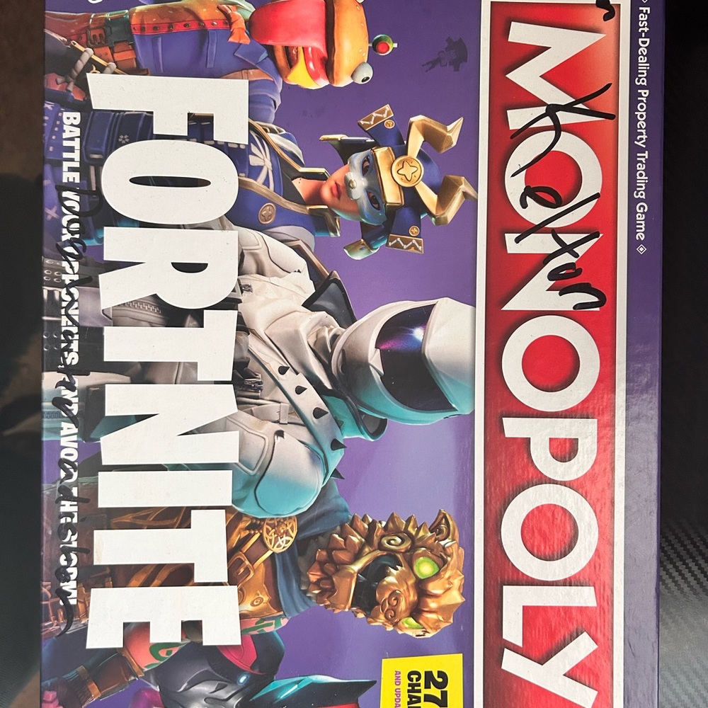 Hasbro Fortnite Monopoly Board Game - Purple and Gold